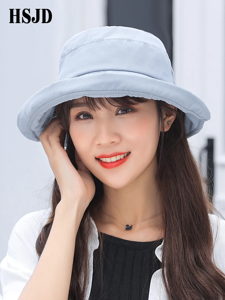 Модная новинка 2019 женские солнцезащитные шляпы с бантом летняя складная шляпа