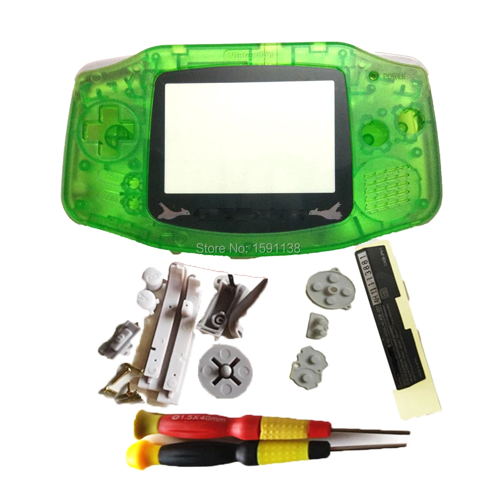 Полный комплект прозрачных зеленых защитных чехлов для мальчиков пластиковый