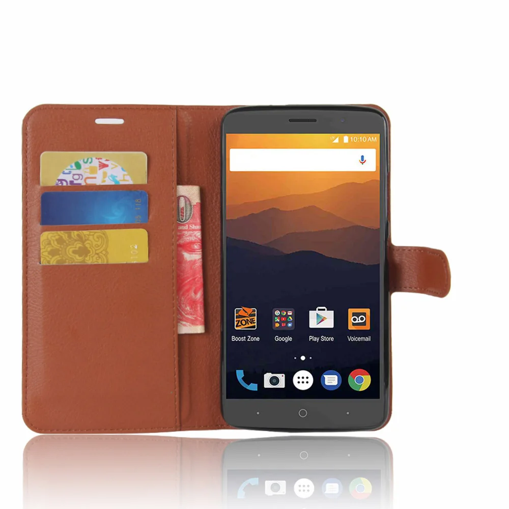 ZiQi Case For ZTE Max XL Z986 6.0inch Wallet Style PU Leather Protective Kickstand Cover N9560 Phone Bag |