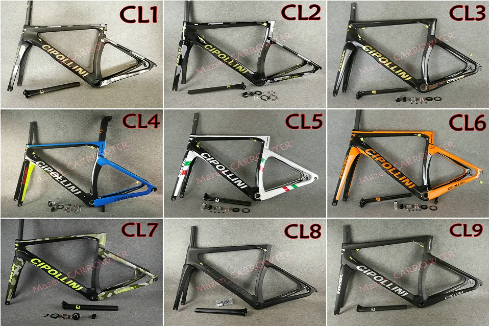 T1000 черный на черном Бобе Colnago концепция карбоновая дорожная рама велосипедная Рама с UD матовая/глянцевая XXS/XS/S/M/L/XL на выбор