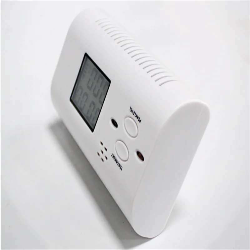 CO Alarm ЖК умный голосовой датчик угарного газа СО сигнализацией детектор пожарПредупреждение ющий монитор - Цвет: CO Alarm