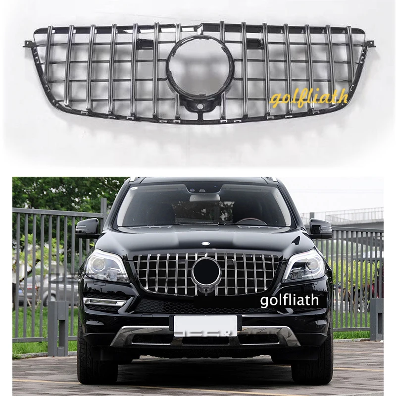 GL class X166 GT R решетка для Mercedes GL X166 GL 500 GL550 GL63 SUV сетка GL Предварительно Подтяжка лица решетка 2013