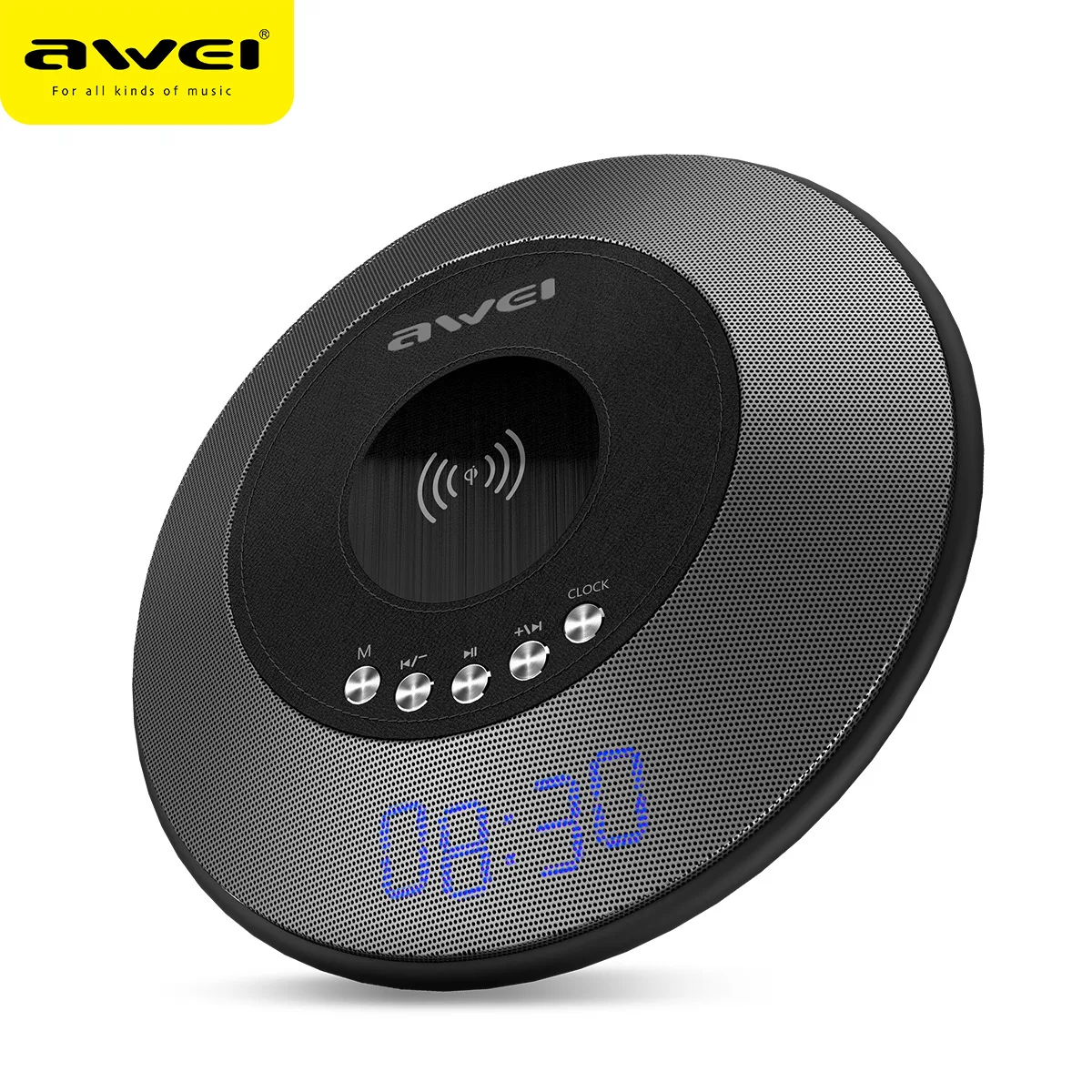 AWEI Y290 Bluetooth динамик с беспроводным зарядным устройством мини портативный динамик s водонепроницаемый звуковой ящик 5 шт./лот