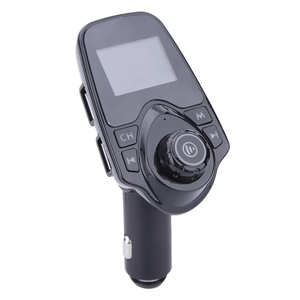 Двойной зарядное устройство USB Bluetooth Беспроводной автомобиля Mp3 плеер Handsfree Car Kit fm-передатчик A2DP 5 V 2.1A fm-модулятор ЖК-дисплей автомобиля AUX/TF