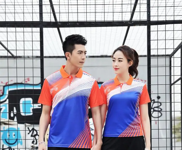 Новинка 2019 мужские/женские рубашки для бадминтона и тенниса camiseta fitness hombre рубашка