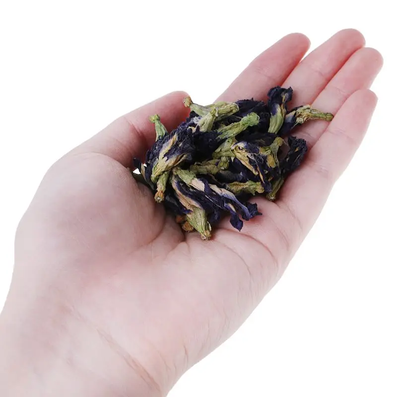 50 г чай голубая бабочка горох чай сушеный Clitoria Kordofan горох цветочный чай UHJSD