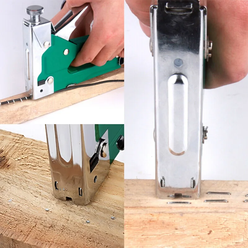 1pcs Hot Sell Manual Heavy Duty Hand tools Nail Gun Furniture Stapler For Framing with 600pcs Staples By Free Woodworking Tools |