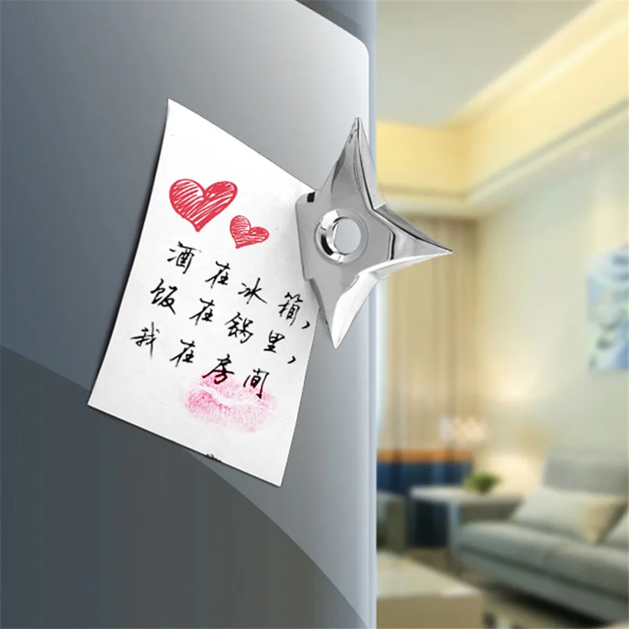 Креативные магниты дартс наклейка для украшения дома звезды ниндзя на