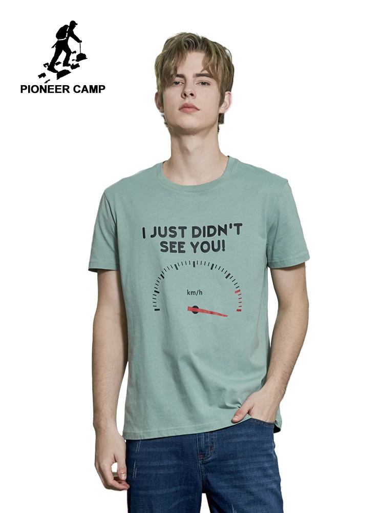 Пионерский лагерь новый короткий рукав Футболка мужская брендовая одежда Мода