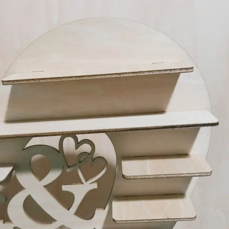 Украшения Mr &amp Mrs деревянные в виде кольца с бриллиантами подставка для шоколада