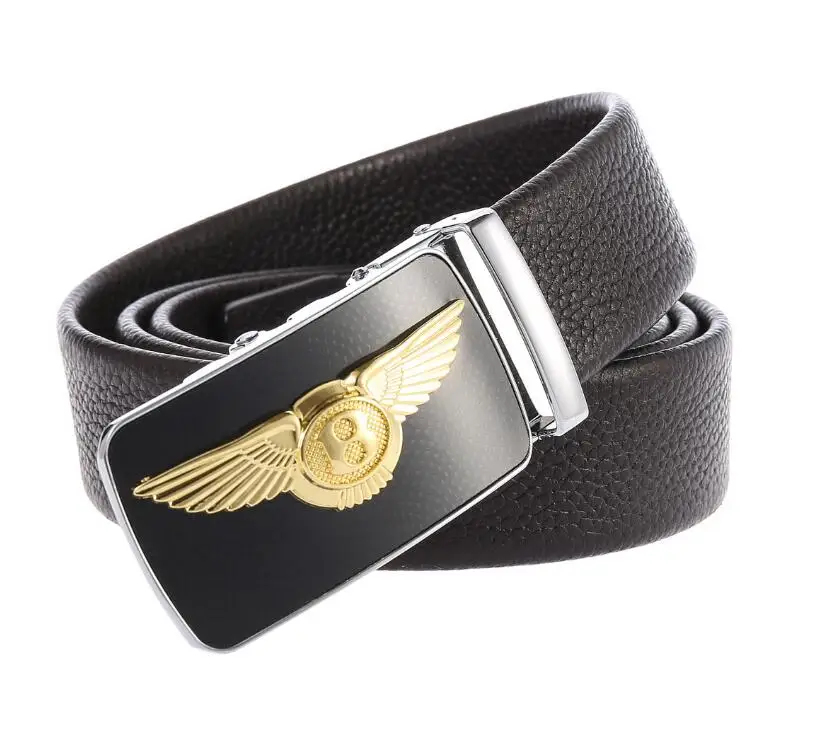 

Famous Brand Belt Men Top Quality Genuine Luxury Leather Belts for Men,Strap Male Metal Automatic Buckle LY125-0272-5