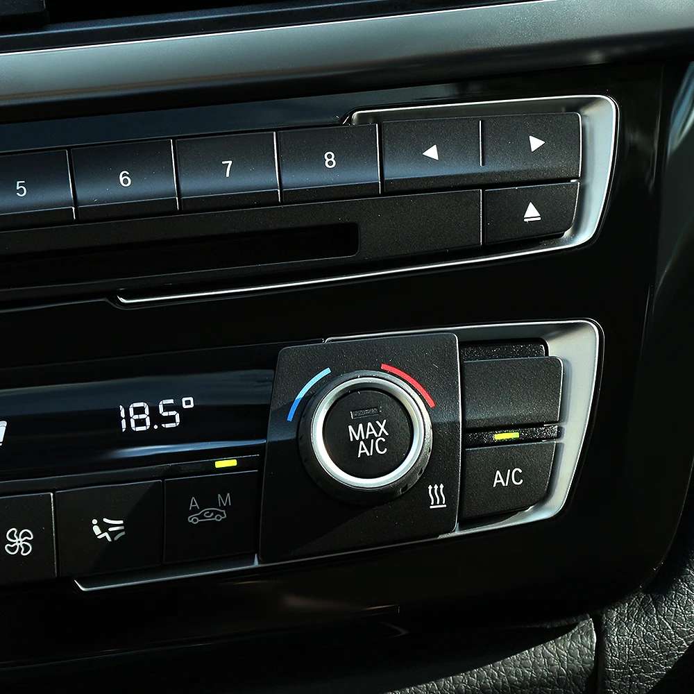 AndyGo Автомобильная жемчужная хромированная панель управления декоративная