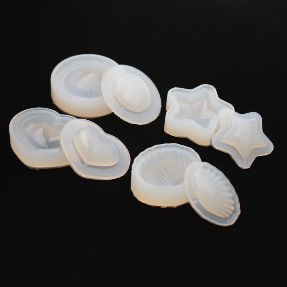 SNASAN зыбучие пески 3D оболочка Сердце Звезда силиконовая форма для ювелирных изделий Смола силиконовая форма ручной работы DIY формы для эпоксидной смолы