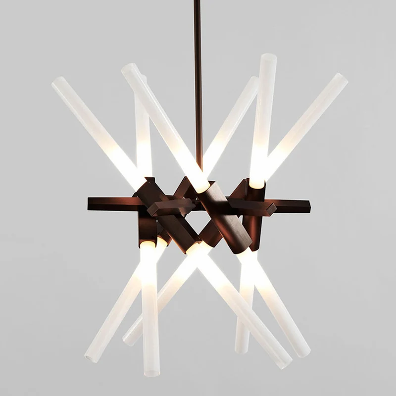 Roll Hill Agnes Chandeliers Glass Shade 12/24 Heads G9 AC 90 260V Post Modern Led Art Deco Chandelier Light Tree Branch Lamp New|roll hill|deco