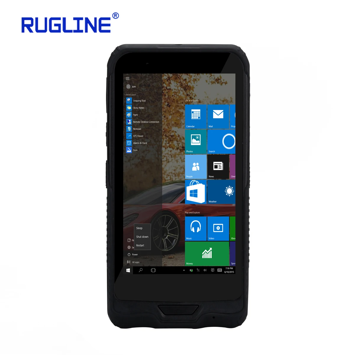 Все в одном Windows PDA 5,98 дюймов сенсорный экран Bluetooth Wifi 3g сканер штрих-кода NFC считыватель Intel cherrytrail Z8350