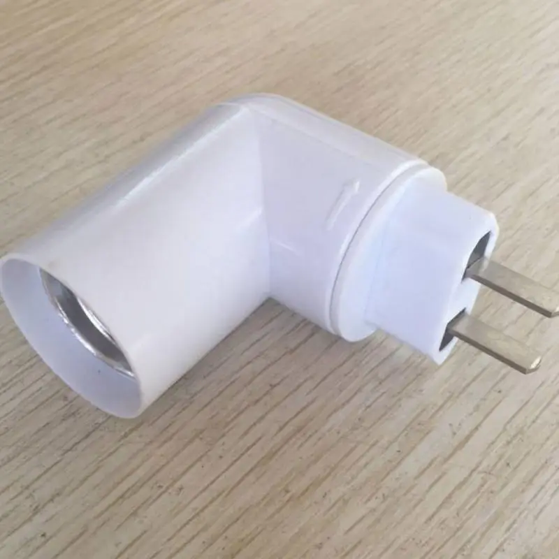 ЕС plug PP к E27 база Soket конвертер-Сплиттер держатель лампы с вкл/выкл переключатель гнездо адаптера винтовой преобразователь E27 лампа - Цвет: US