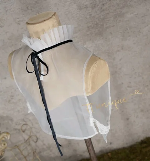 Collar Темно-синие золотые линии Звезда Лошадь шаблон Плиссированные перчатки Мода Джокер аксессуары запястье набор труба-манжета свитер пальто декоративные - Цвет: Collar