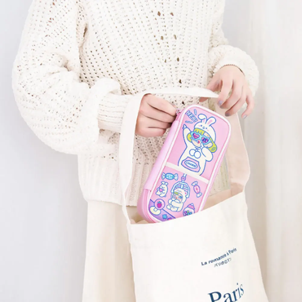Портативный мультфильм чехол держатель milkjoy Единорог Красота Макияж сумка студента Карандаш Чехол милый, Япония, Корея, ручка коробки лучшего качества