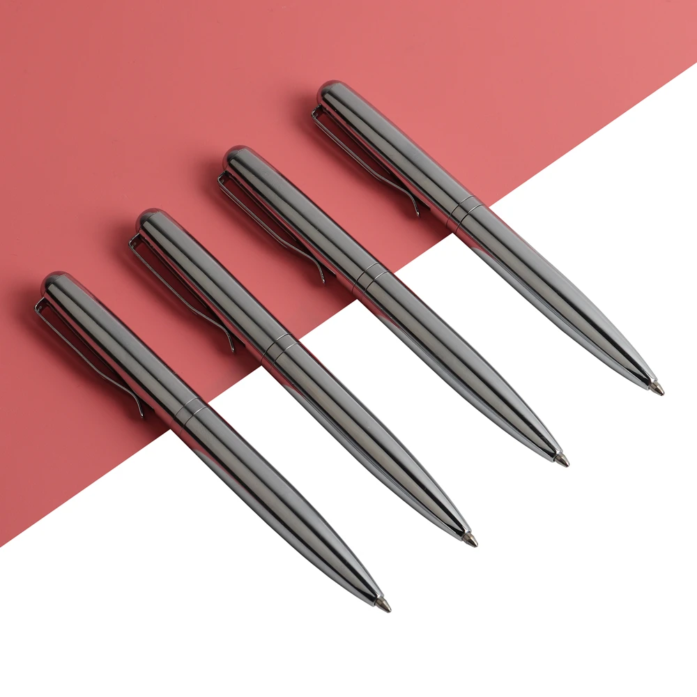 Шариковая ручка вращающаяся из нержавеющей стали 0 7 мм|pen samsung|pen pistolsteel ball pen |
