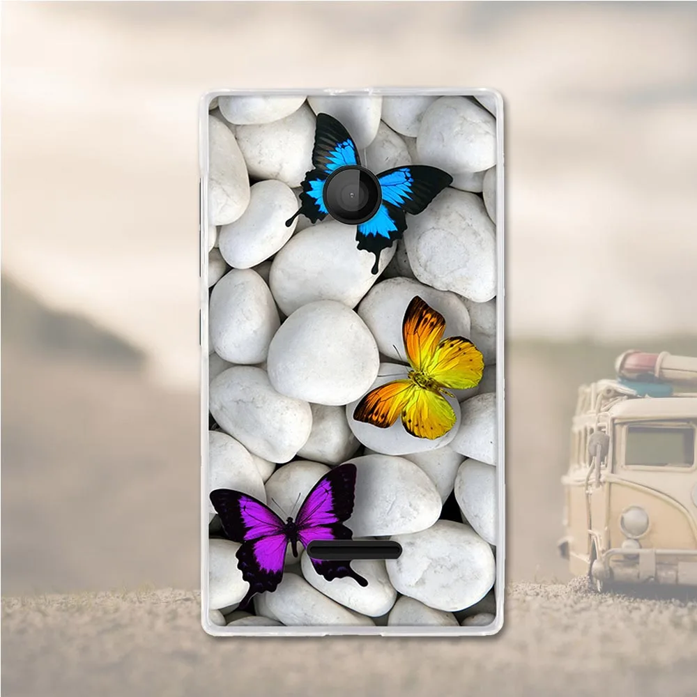 Для Funda Nokia Microsoft Lumia 435 чехол 3D рельефный рисунок мягкий силиконовый для |