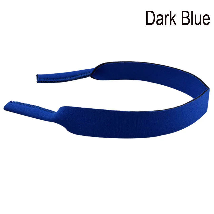Dark Blue Хорошее качество взрослых очки неопрена Эластичный Спортивный ремешок шнур держатель 38 см 10 шт./лот - Цвет: Dark Blue