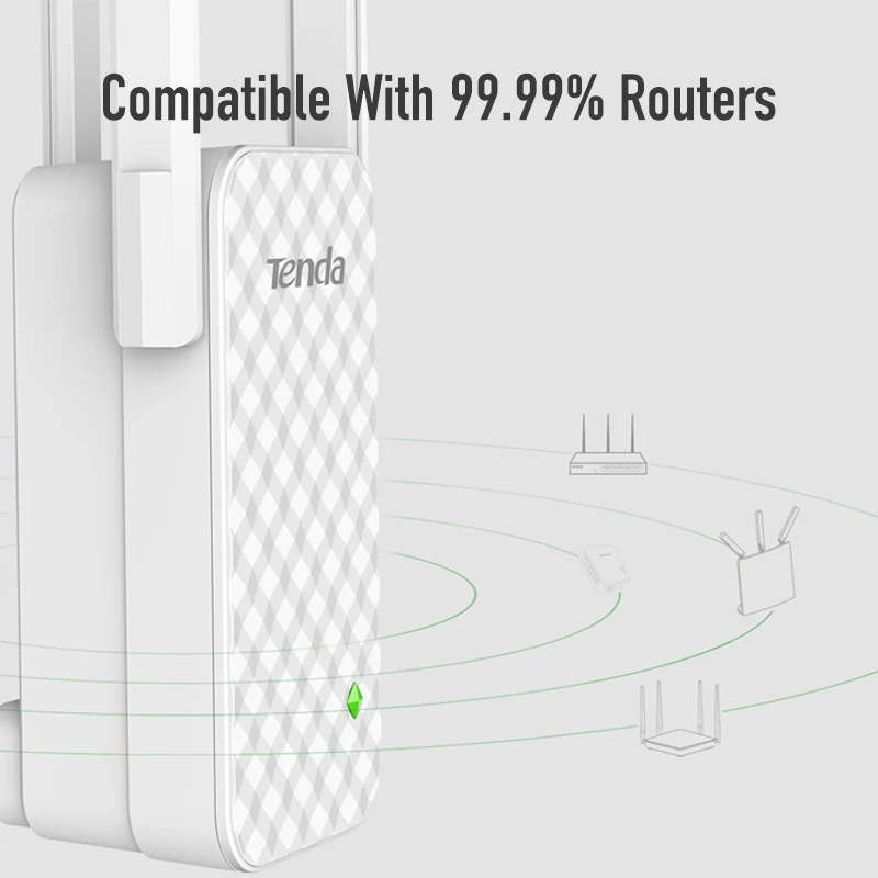 Tenda A12 беспроводной расширитель диапазона Wi Fi Универсальный ретранслятор WiFi AP +