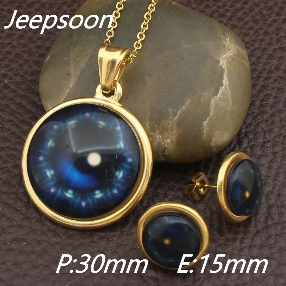 Newest Fashion Stainless Steel Jewelry pendant and earring sets For Women Wholesale SFX0022 |