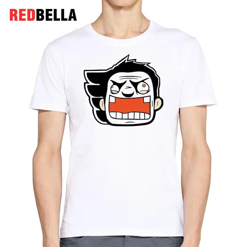 Redbella футболка Для мужчин Пародия юмор Harajuku анимации Прохладный Hipster Стиль ulzzang