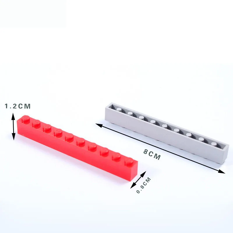 100Grams 1x10 Thick Brick Blocks Particles Building Parts DIY Toys Compatible with No.6111 MOC Best | Игрушки и хобби