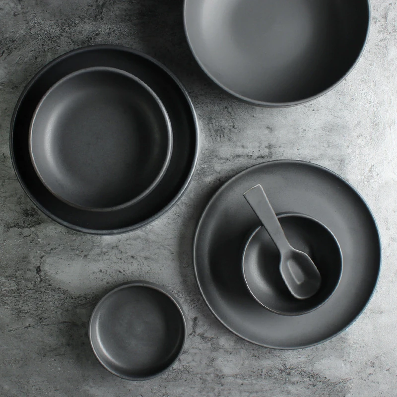 Набор керамической посуды маленькая миска для риса стандартная тарелка стейка