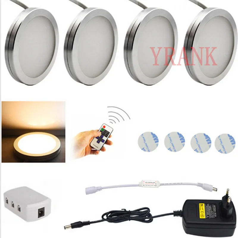 Светодиодная подсветка под шкаф Puck светильники потолочные с беспроводным