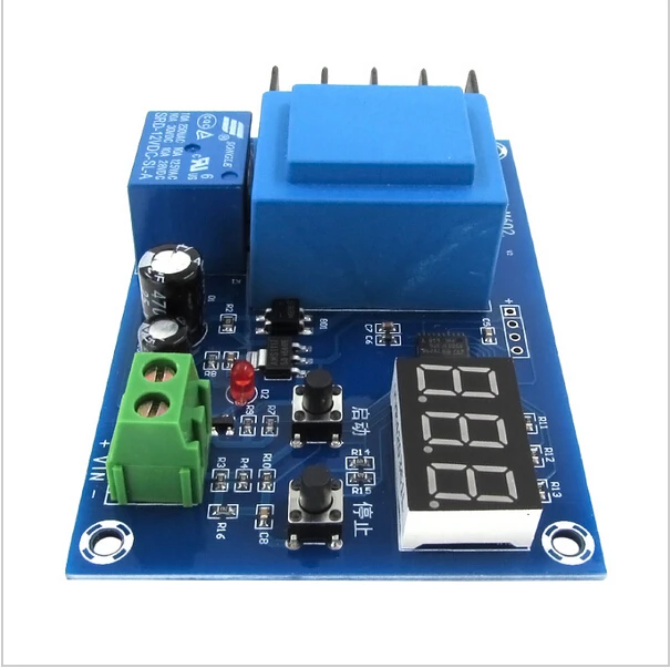 Модуль контроля зарядки аккумулятора с ЧПУ светодиодный выключатель защитная