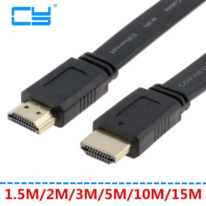 

Высокоскоростной плоский кабель Hdmi версии 2,0, 18 Гбит/с, высокоскоростной Full HD 1080P 2K x 4K DTSHD TUREH 3D Hdmi кабель 2 м 3 м 5 м 10 м 15 м