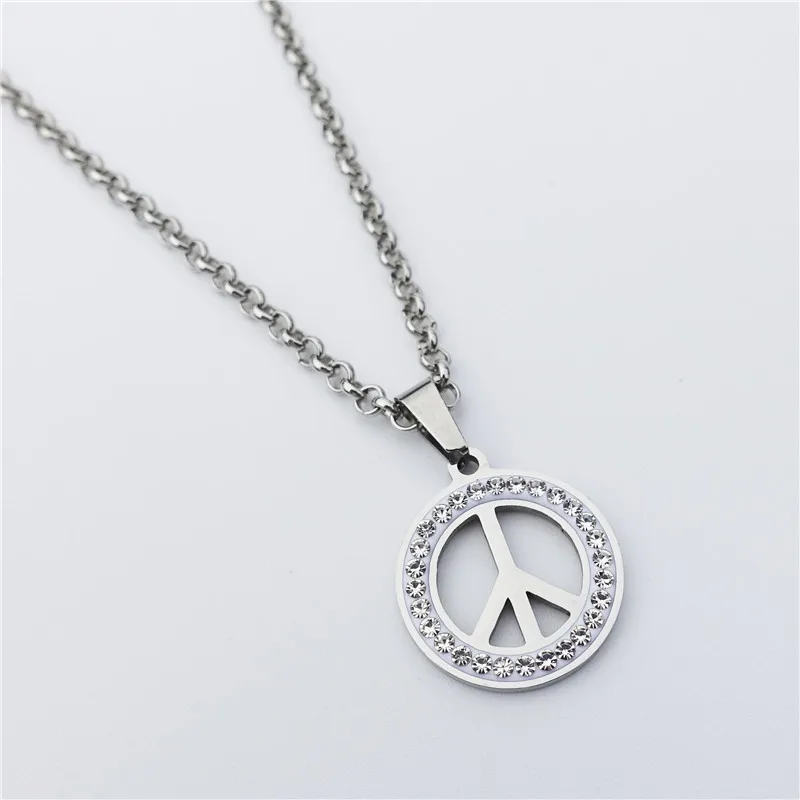 Набор украшений мир 20 мм инкрустированная глиной Стразы ожерелье серьги из