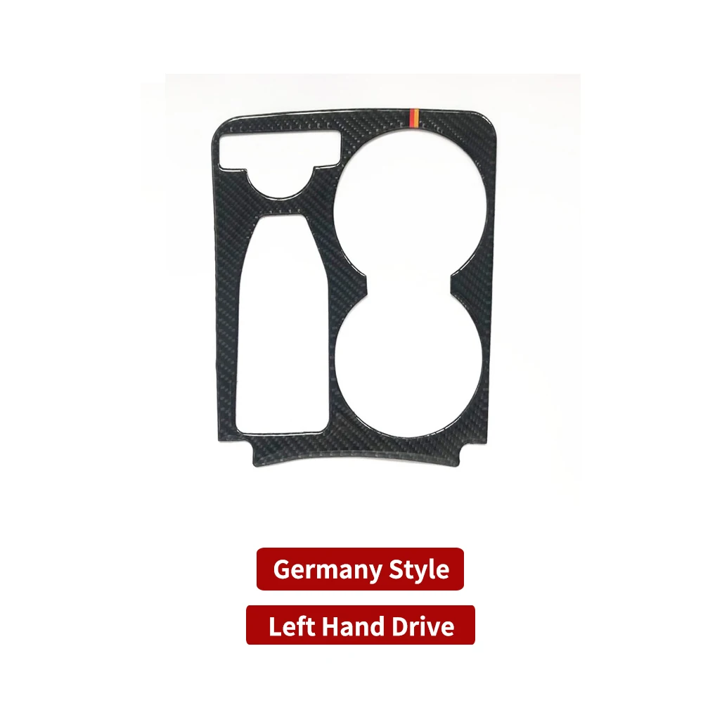 Germany Style Автомобильные наклейки из углеродного волокна для стайлинга мультимедийная Подставка для рук панель накладка для Mercedes GLK 2008- 200 250 260 300 350 аксессуары - Название цвета: Germany Style