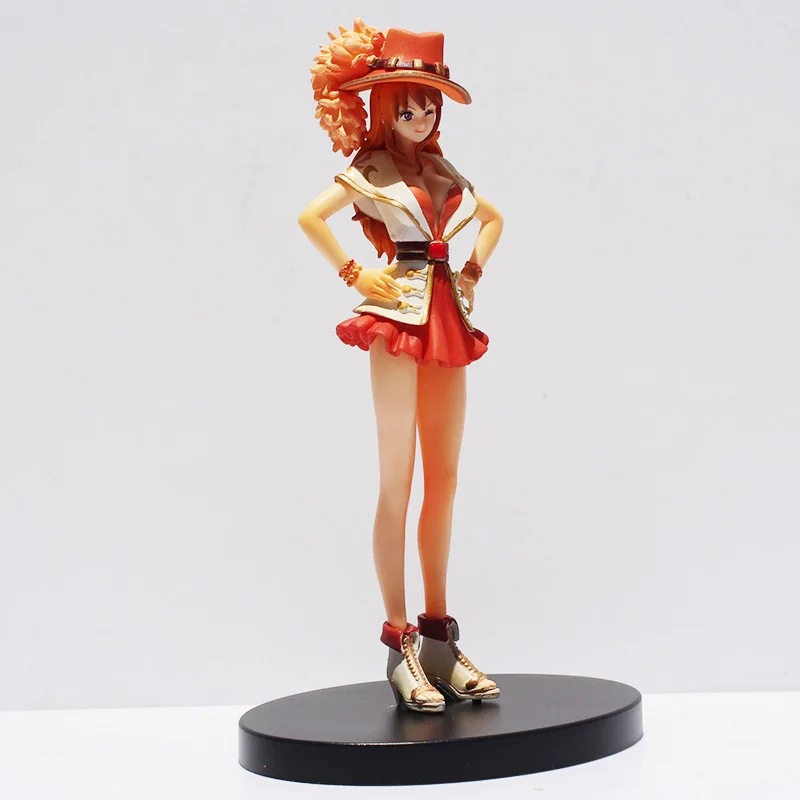Huong аниме одна штука 17 см Nami сексуальная фигура Grandline Lady 15th Anniversary ПВХ фигурка