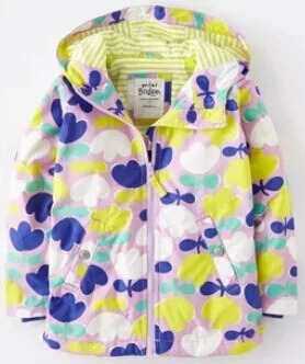 Children's clothing spring and autumn for mini female child print trench outerwear jacket outdoor | Детская одежда и обувь