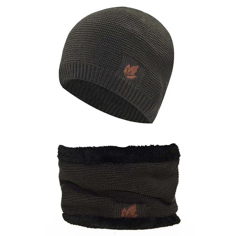 Skullies Beanies зимняя вязаная шапка бини шарф мужские зимние головные уборы для мужчин и женщин шапки Gorras Bonnet маска брендовые шапки - Цвет: 07