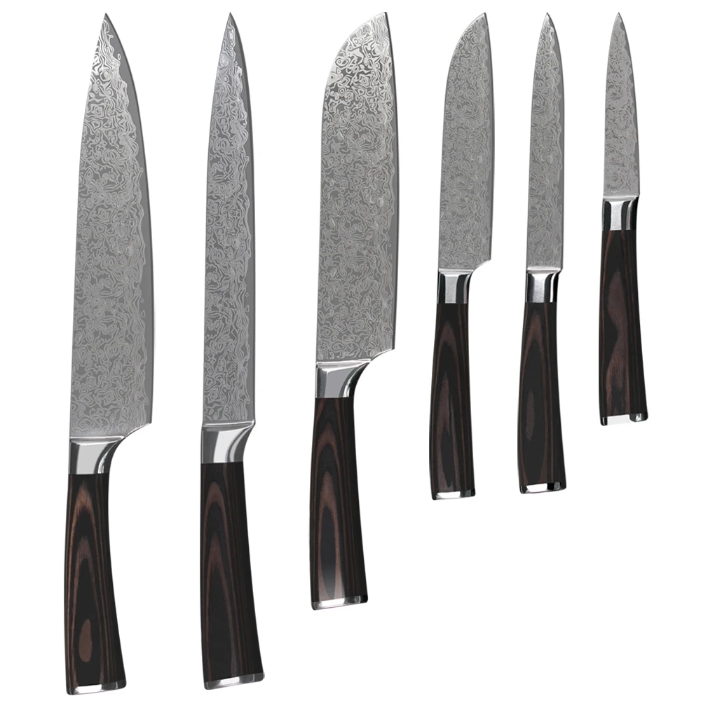 Xyj кухонные ножи 8 ''шеф-повар нарезки 7'' японского повара 5 ''santoku Utility