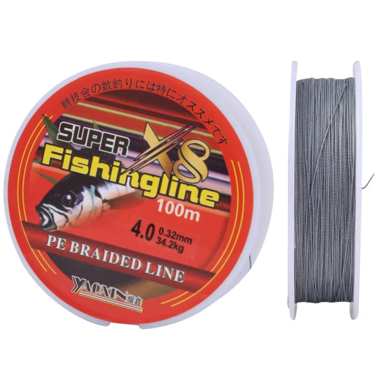 

8 Braided Fishing Line 100M 8 Strands Wide Angle Tech Multifilament Braid PE In Saltwater 15 20 30 50 100LB super strong