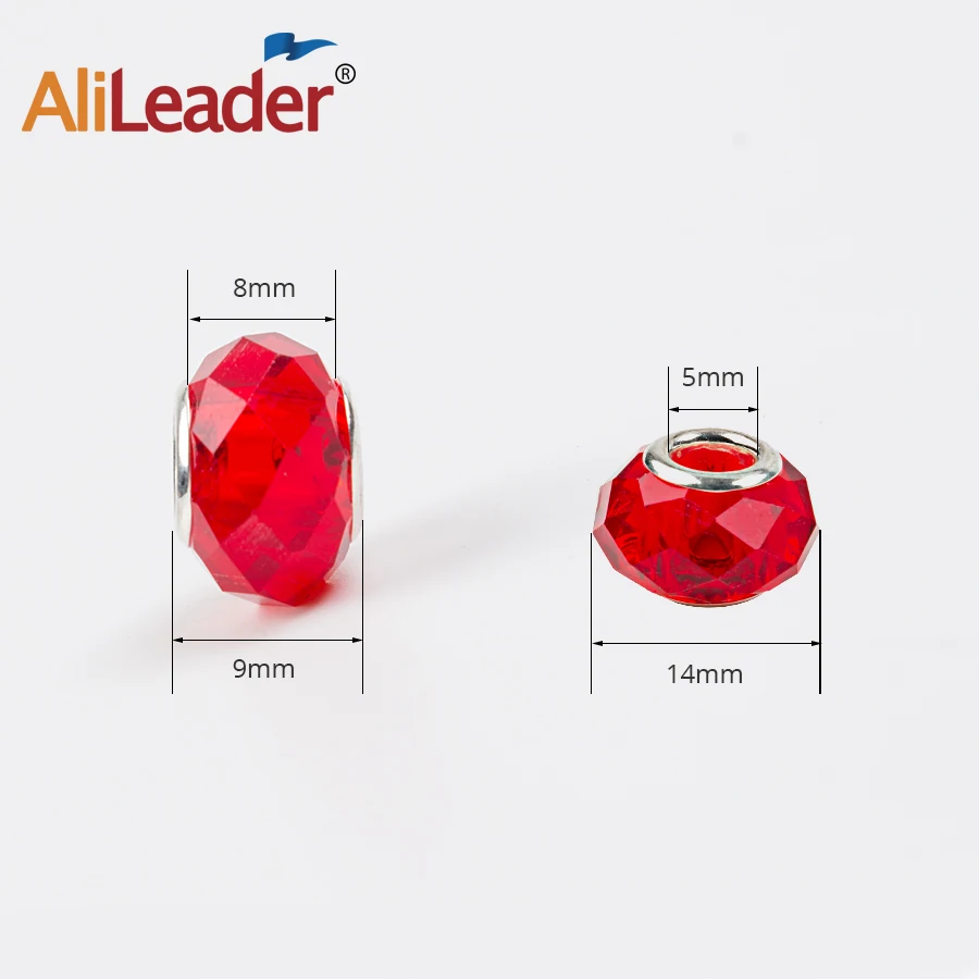 AliLeader 10 шт. плетеные украшения бусины для волос шарик аксессуары наращивания