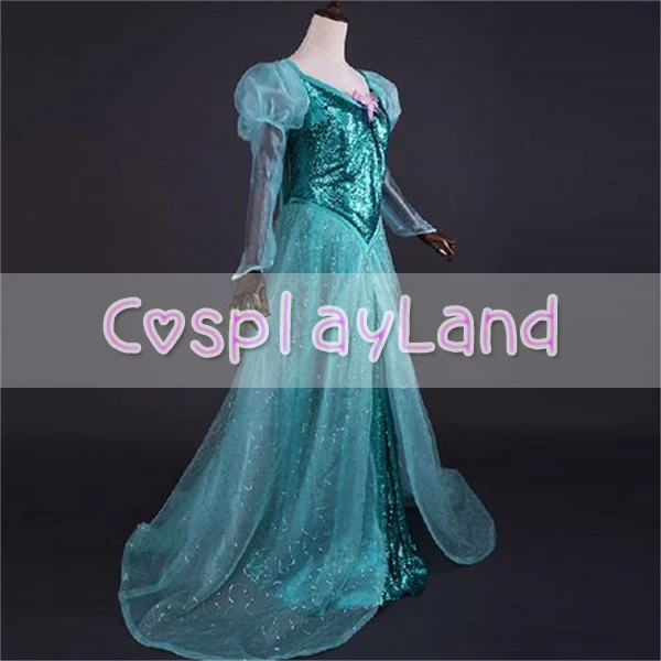 Платье Русалочки для взрослых костюм Хэллоуина большие размеры | Тематическая