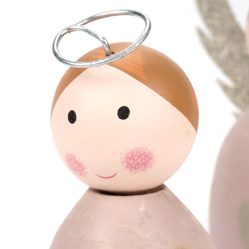 1 шт. новогодний деревянный ангел крылья ангела игрушки рождественские украшения