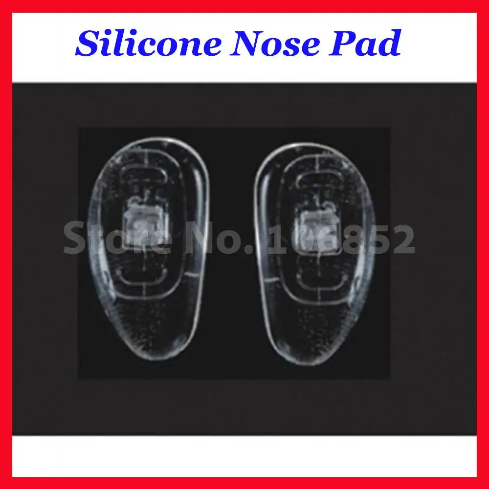 500pieces=250pairs E type silicone nose pads size 13mm 14mm 15mm screw-in or push-in type optional