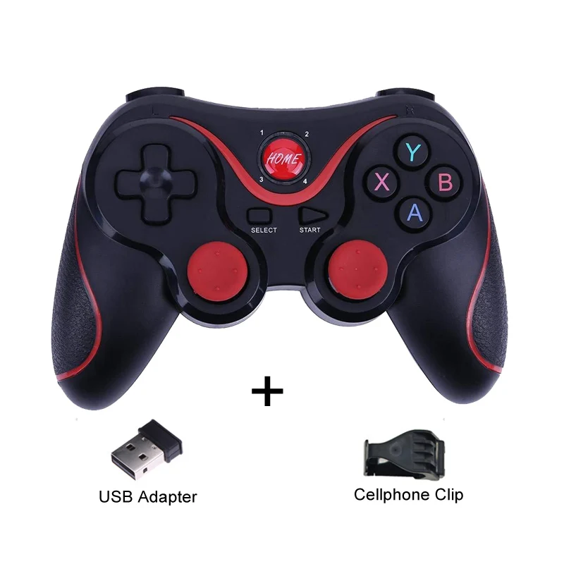 Black 3 together Terios T3 беспроводной игровой контроллер геймпад Bluetooth 3,0 джойстик Джойстик для мобильного телефона планшета ТВ коробка держатель - Цвет: Black 3 together