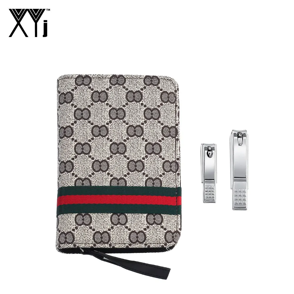 XYj 16 PCS/Set Manicure Set Nail Clippers with Catcher Manicure Tools Kit Nail Art Tools Toe Nail Care Pedicure Kit with Case