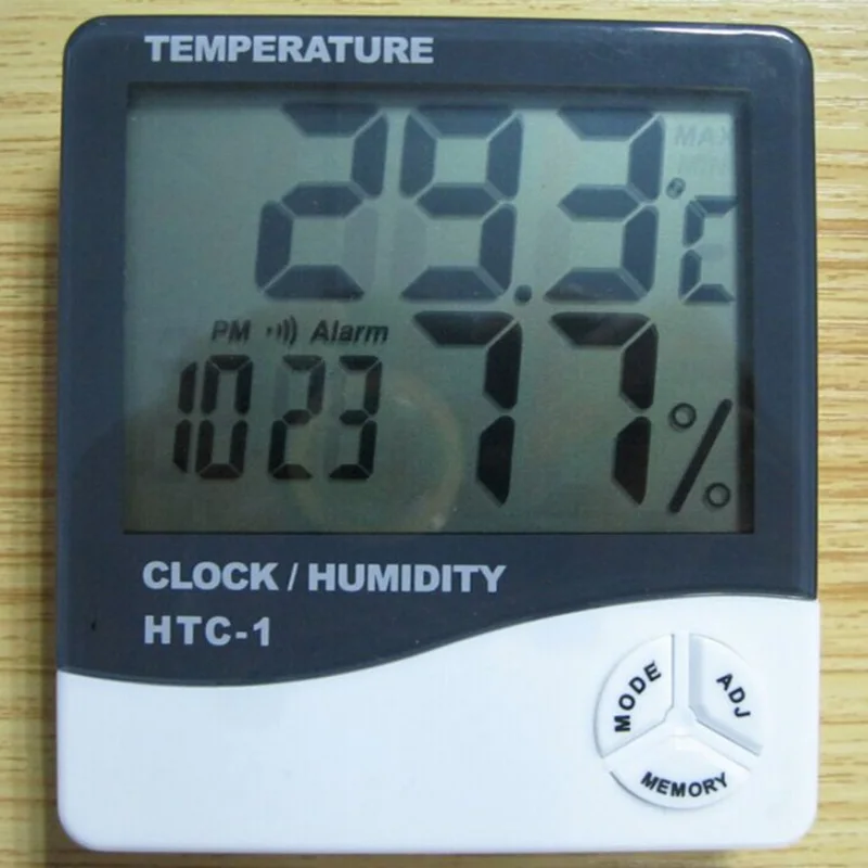 home Thermometer Цифровой термометр гигрометр электронный ЖК-дисплей измеритель температуры и влажности Метеостанция Крытый Открытый часы с гигрометром - Цвет: home Thermometer