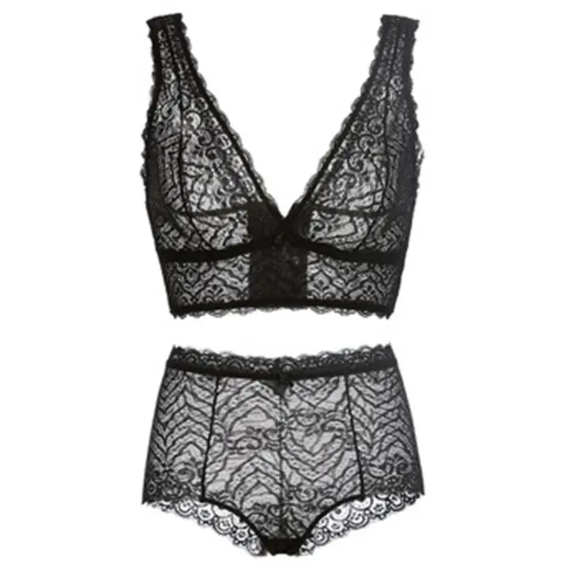 Lala персик комплект с бюстгальтером push чашки и низкая линия bralette белье
