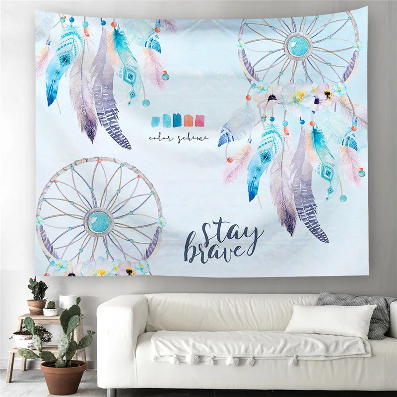 Ловец снов новый принт Home гобелен Пикник коврик для йоги дома Украшения | Дом и