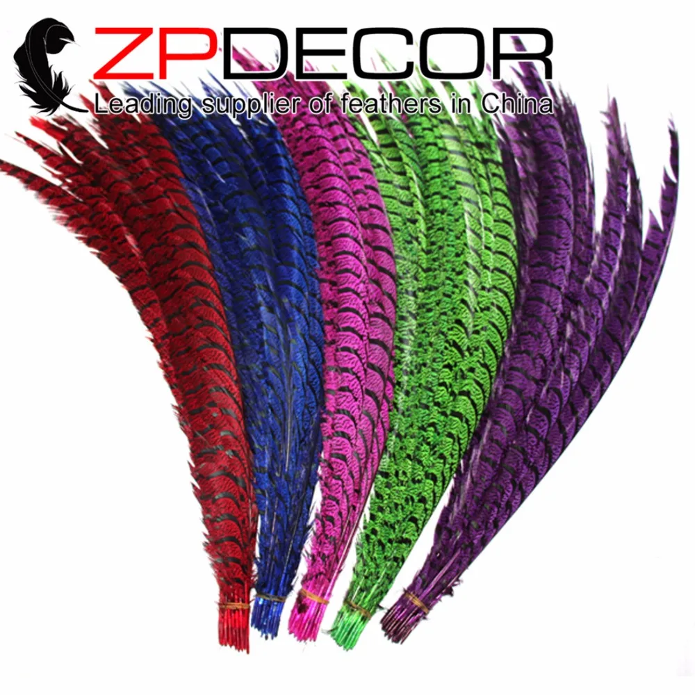ZPDECOR 50 шт./лот, разные цвета, хорошее качество, Зебра, перья для девушек, хвост, для карнавала, головной убор, Декор, перья, EMS/DHL